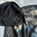 Hoodie zippé graphique angélique vintage