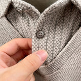 Pull superposé pour hommes en deux pièces