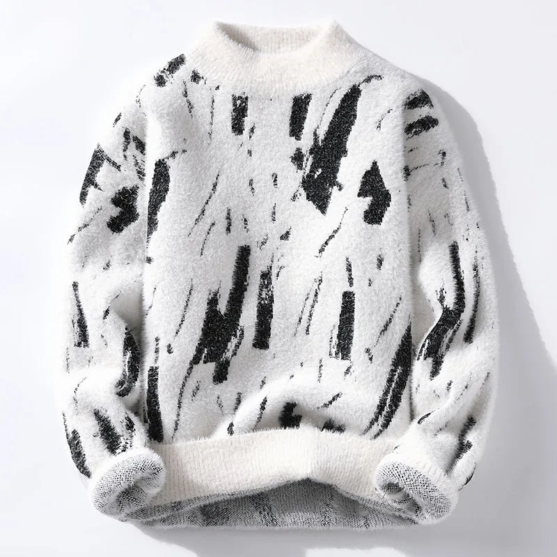Pull Tricoté Inspiré par l'Art