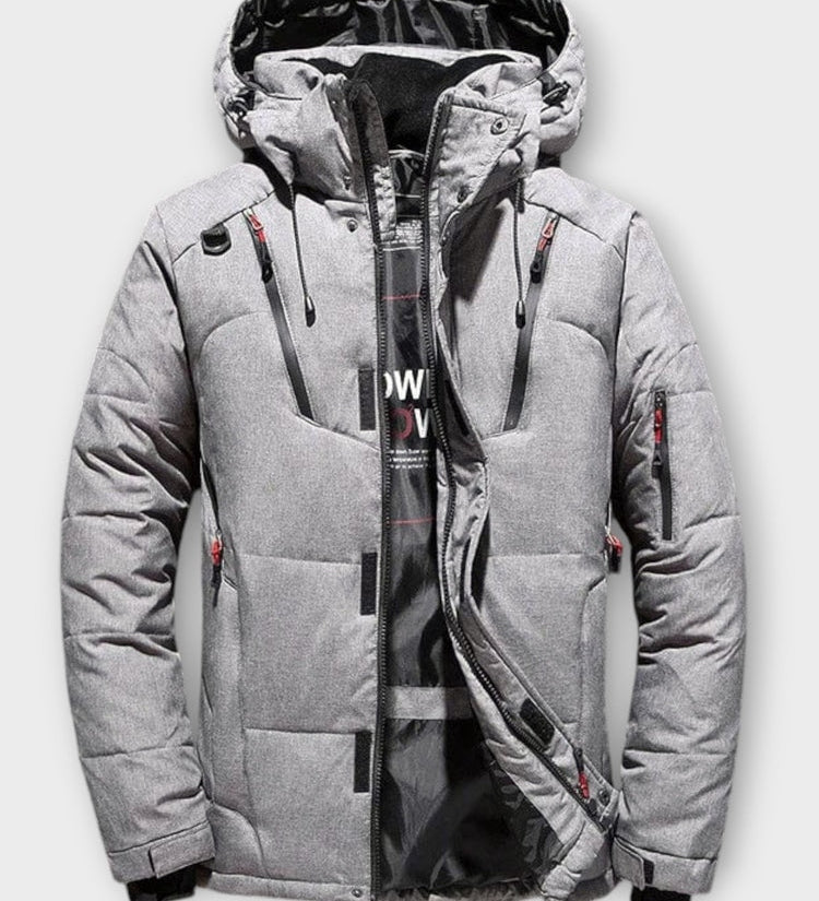 LAURENT MONACO | VESTE D'HIVER SOLIDE POUR HOMME