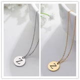 Collier Pendentif Lettre en Or Élégant
