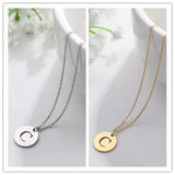 Collier Pendentif Lettre en Or Élégant