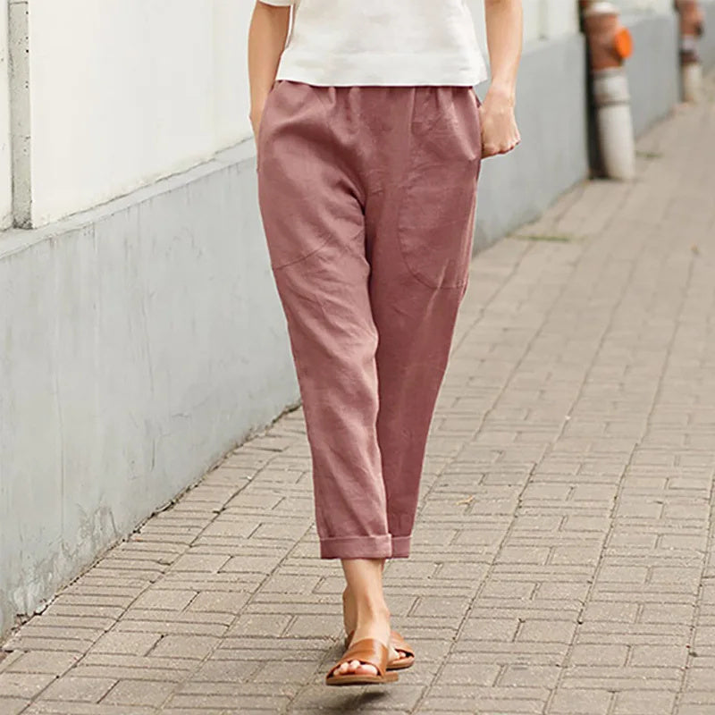 Viktoria | Pantalon large avec poches