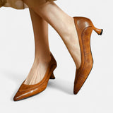 Maike | Talons en cuir Amara