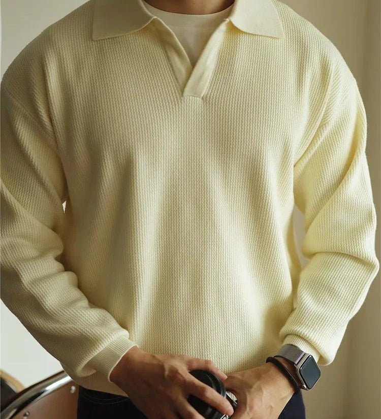Pull Polo Tricoté Confortable