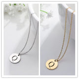 Collier Pendentif Lettre en Or Élégant