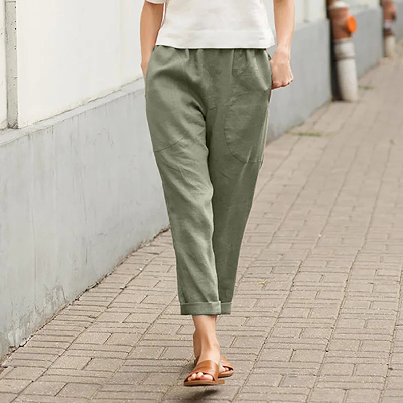 Viktoria | Pantalon large avec poches