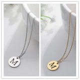 Collier Pendentif Lettre en Or Élégant