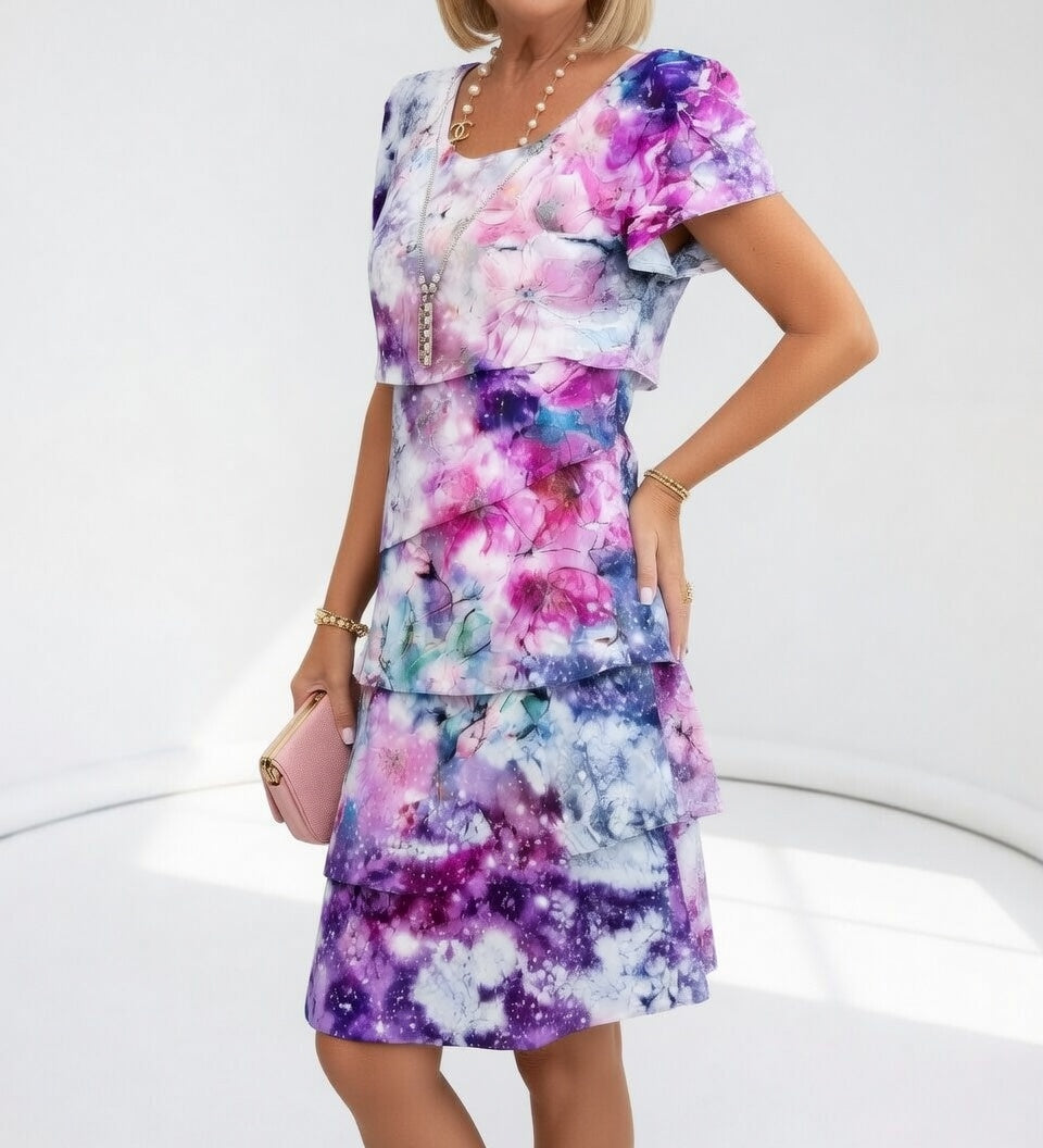 Floréline™ — Robe florale légère élégante estivale