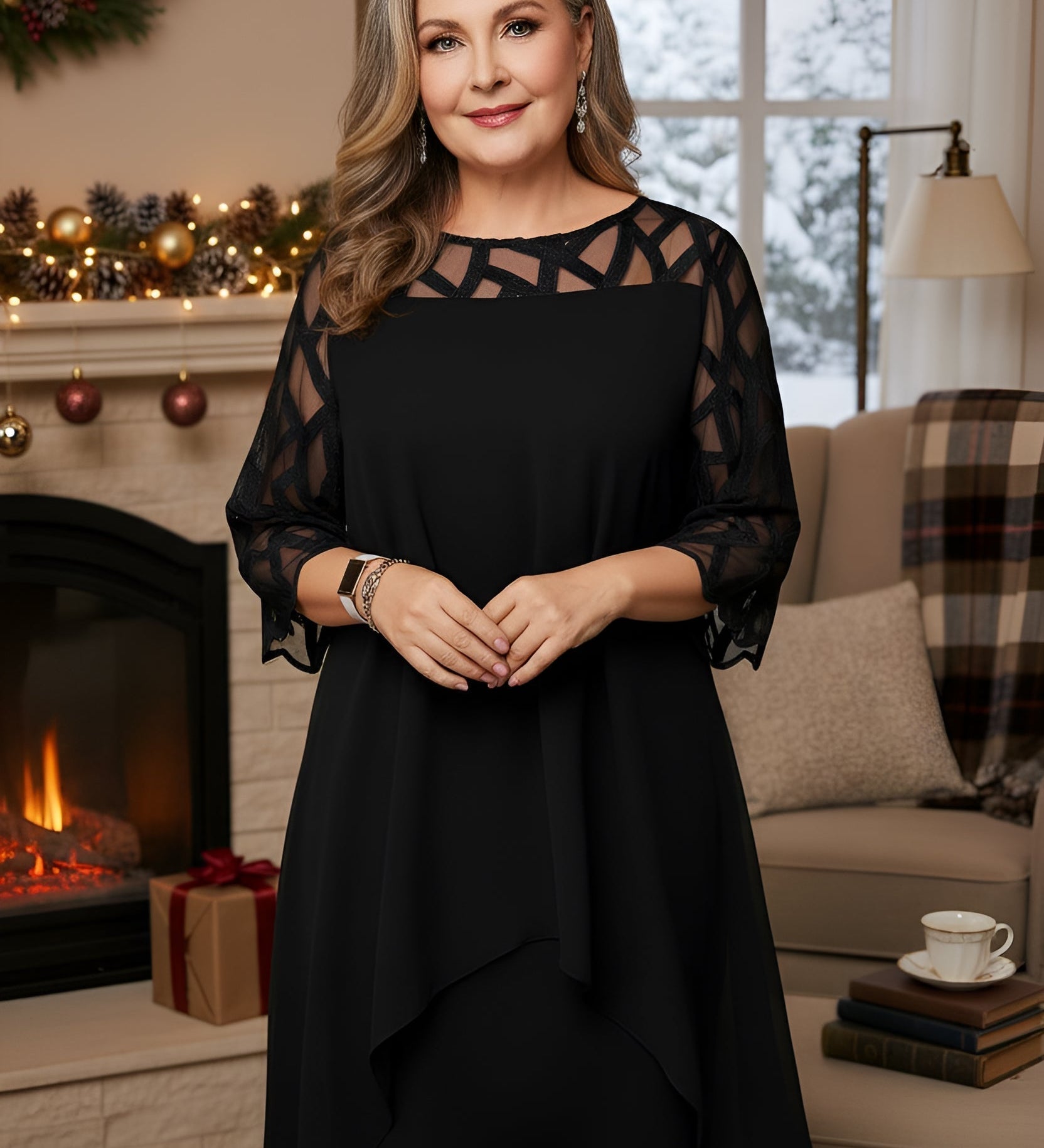 Madeleine™ — Robe élégante dentelle confort quotidien