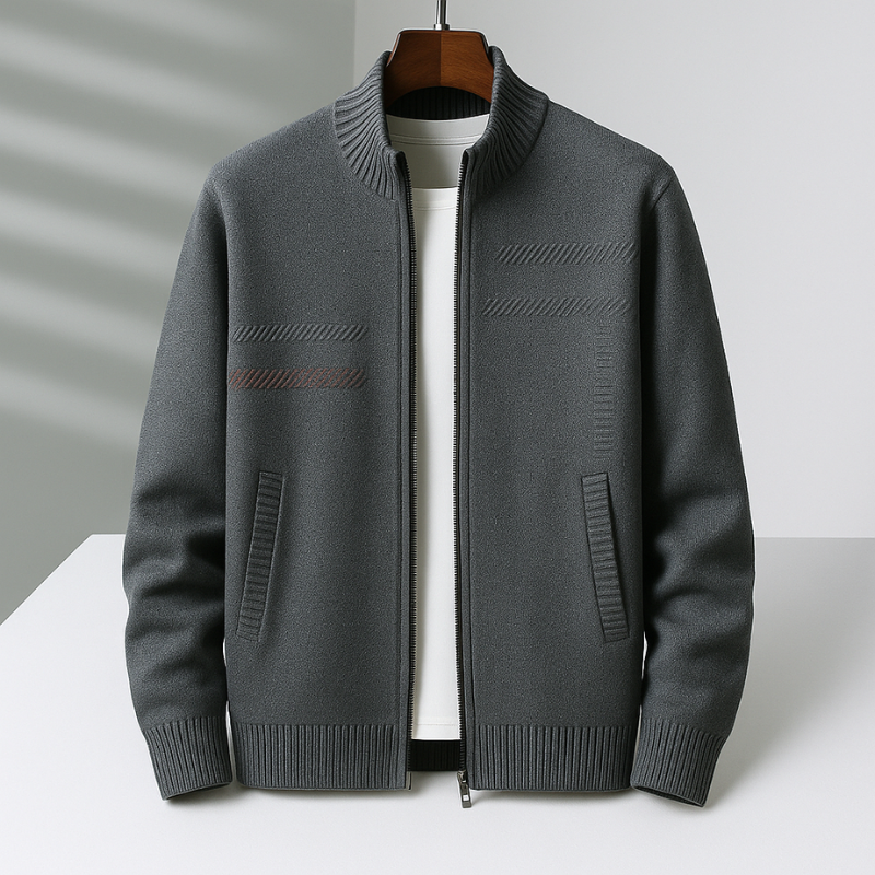 LAURENT MONACO | VESTE EN MAILLE ZIPPÉE POUR HOMME