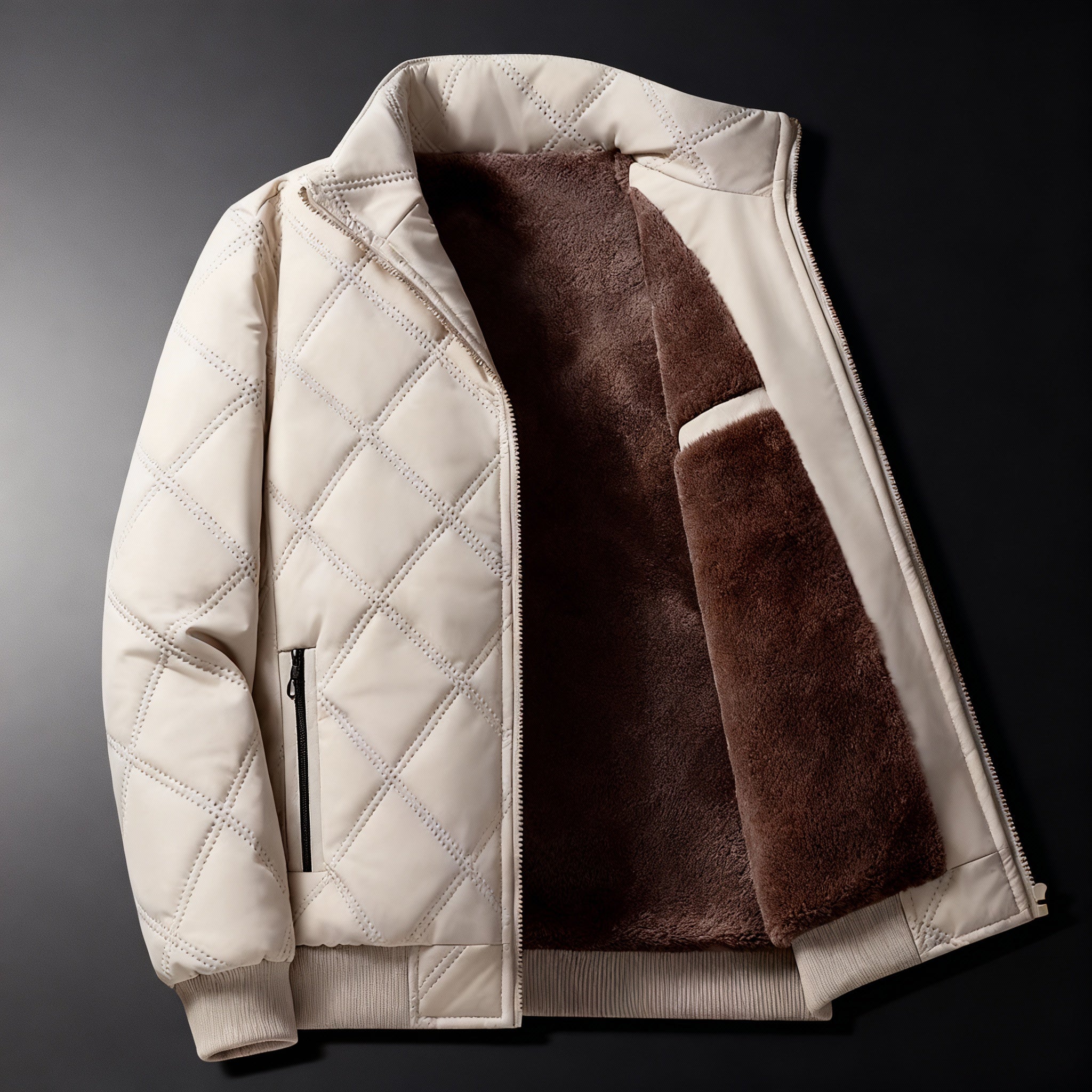 LAURENT MONACO | VESTE EN POLAIRE MATELASSÉE POUR HOMME