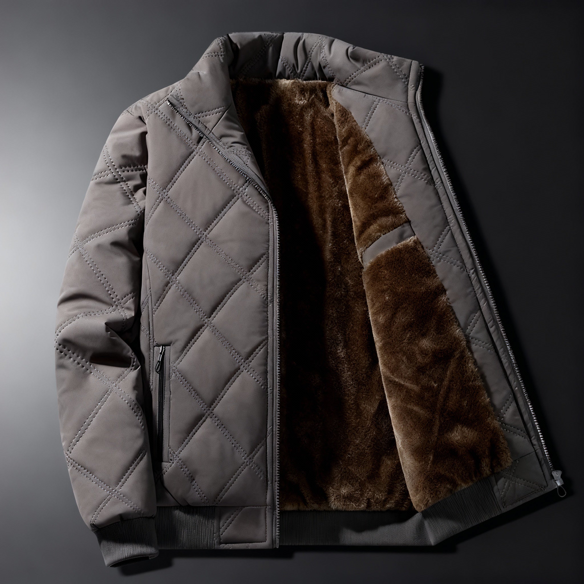 LAURENT MONACO | VESTE EN POLAIRE MATELASSÉE POUR HOMME