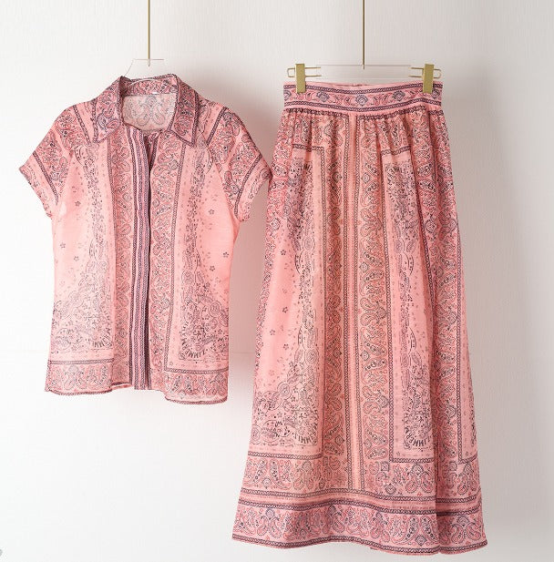 Magdalena | Ensemble Boho imprimé en deux parties