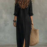 Sheila | Robe maxi avec une silhouette polyvalente pour le quotidien