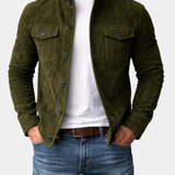 LAURENT MONACO | VESTE EN SUÉDINE POUR HOMMES
