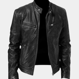 LAURENT MONACO | VESTE EN CUIR HAUT DE GAMME ÉLÉGANTE POUR HOMME