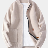 LAURENT MONACO | VESTE ZIP HOMME À CÔTES