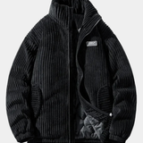 Veste Matelassée En Velours Côtelé Pour Homme