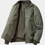 Blouson Bomber À Finitions Côtelées Pour Homme