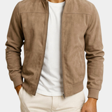 LAURENT MONACO | VESTE BOMBER EN CUIR SUEDE HOMME
