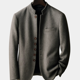 LAURENT MONACO | VESTE EN LAINE AVEC COL DROIT