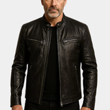 LAURENT MONACO | VESTE COL MONTANT COUPE SLIM POUR HOMME