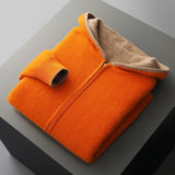 LAURENT MONACO | SWEAT EN LAINE AVEC CAPUCHE POUR HOMME