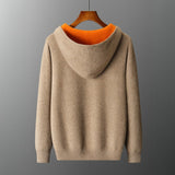 LAURENT MONACO | SWEAT EN LAINE AVEC CAPUCHE POUR HOMME