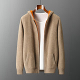 LAURENT MONACO | SWEAT EN LAINE AVEC CAPUCHE POUR HOMME