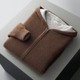LAURENT MONACO | SWEAT EN LAINE AVEC CAPUCHE POUR HOMME