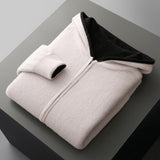 LAURENT MONACO | SWEAT EN LAINE AVEC CAPUCHE POUR HOMME
