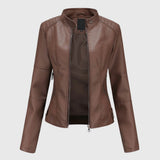 Helene | Veste en cuir élégante pour femmes