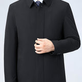 LAURENT MONACO | VESTE À COL À REVERS ET FERMETURE ÉCLAIR POUR HOMMES