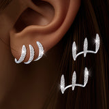 Saskia | Boucles d'oreilles triples