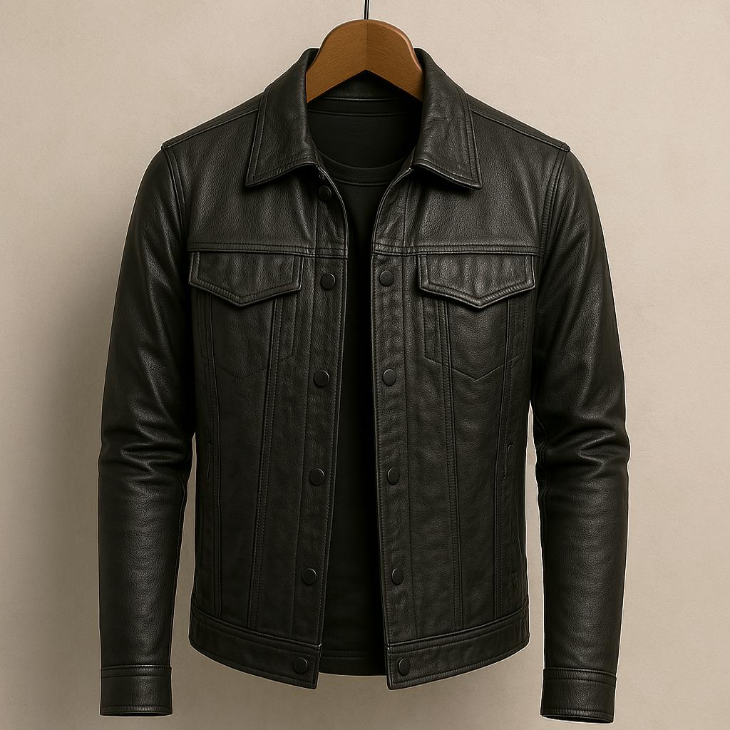 LAURENT MONACO | VESTE EN CUIR MODERNE RIDER