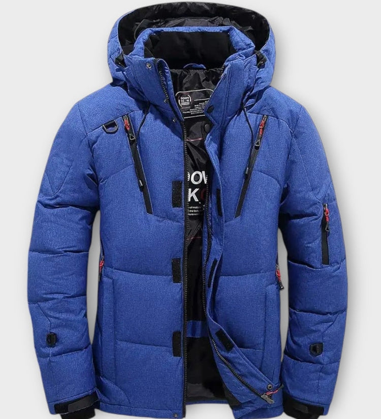 LAURENT MONACO | VESTE D'HIVER SOLIDE POUR HOMME