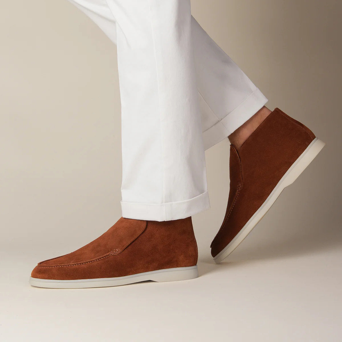 Mocassins homme bord cousu