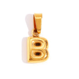 Collier Lettre Bubble Chic