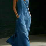 Vera | Robe en denim avec boutons
