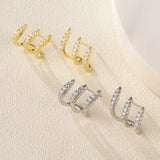 Saskia | Boucles d'oreilles triples