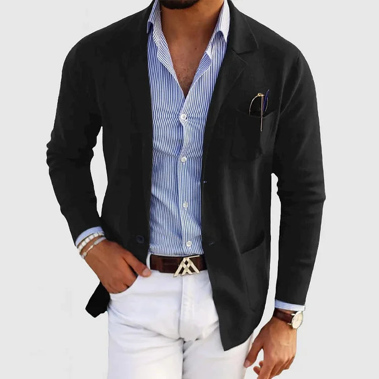 LAURENT MONACO | BLAZER LUXUEUX POUR HOMME EN MATÉRIAU SOUPLE