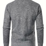 Cardigan à col V boutonné pour homme