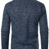 Cardigan à col V boutonné pour homme