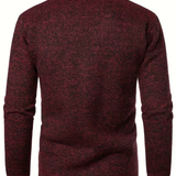 Cardigan à col V boutonné pour homme