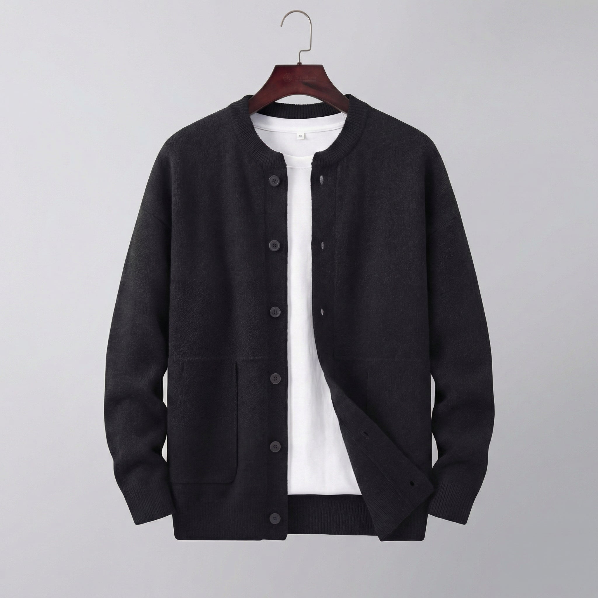Cardigan homme boutonné à poches