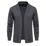 Cardigan homme col châle