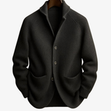 Cardigan homme en maille à col châle