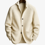 Cardigan homme en maille à col châle