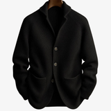 Cardigan homme en maille à col châle